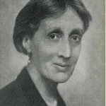 Virginia Woolf sonriente en edad madura