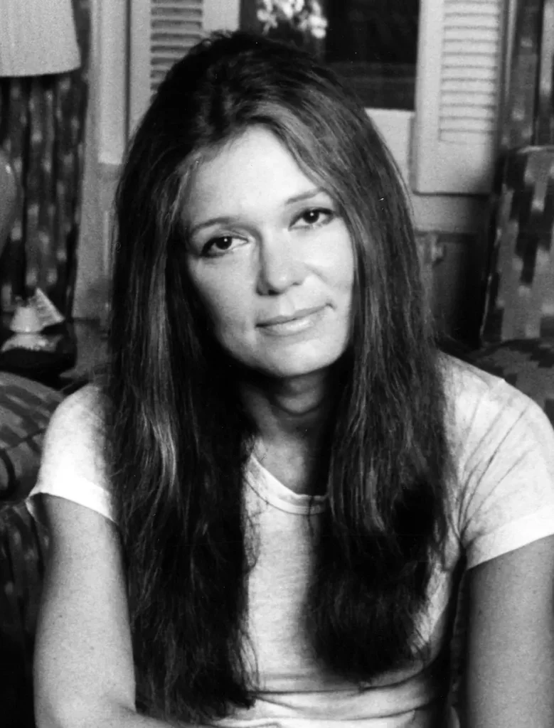Imagen de Gloria Steinem en 1977